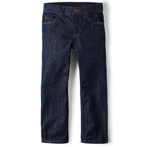 NWT The Children’s Place Classic Dark Blue Jeans Loose Fit Kids Boys Size 6